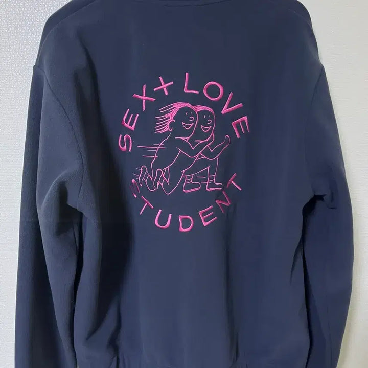 [BUNJANG] Carne Volente Fleece Half-Zip M (Navy) / 까르네볼렌테 플리스 하프집업M
