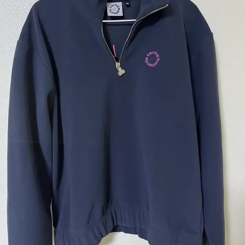 [BUNJANG] Carne Volente Fleece Half-Zip M (Navy) / 까르네볼렌테 플리스 하프집업M