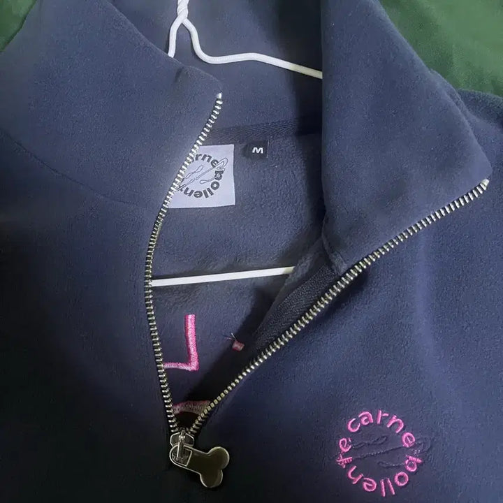 [BUNJANG] Carne Volente Fleece Half-Zip M (Navy) / 까르네볼렌테 플리스 하프집업M