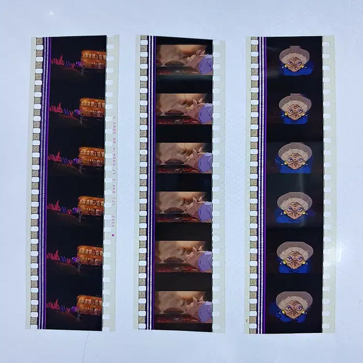 [BUNJANG] Ghibli Spirited Away Film Cut Set / 지브리 센과 치히로의 행방불명 영화필름컷 6프레임 3매 (F-24)
