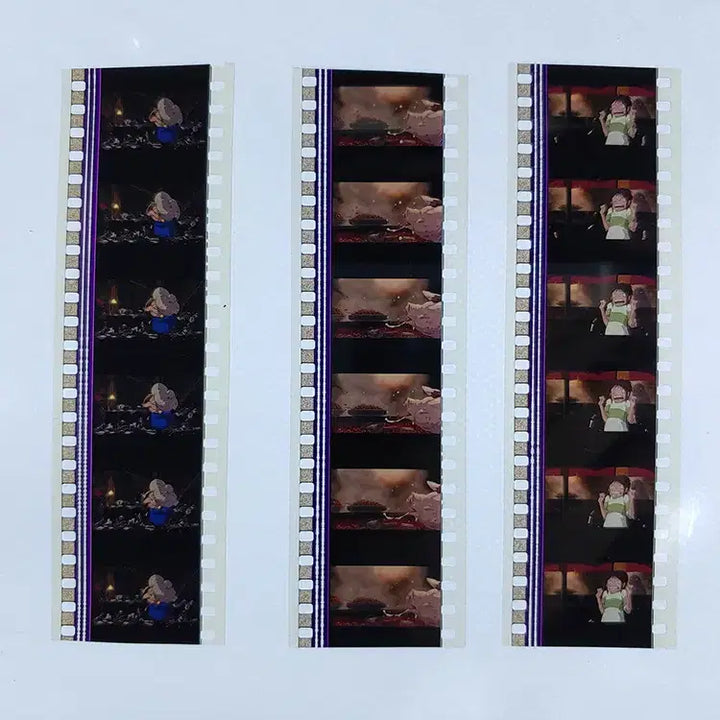 [BUNJANG] Ghibli Spirited Away Film Cut Set (F-28) / 지브리 센과 치히로의 행방불명 영화필름컷 6프레임 3매 (F-28)