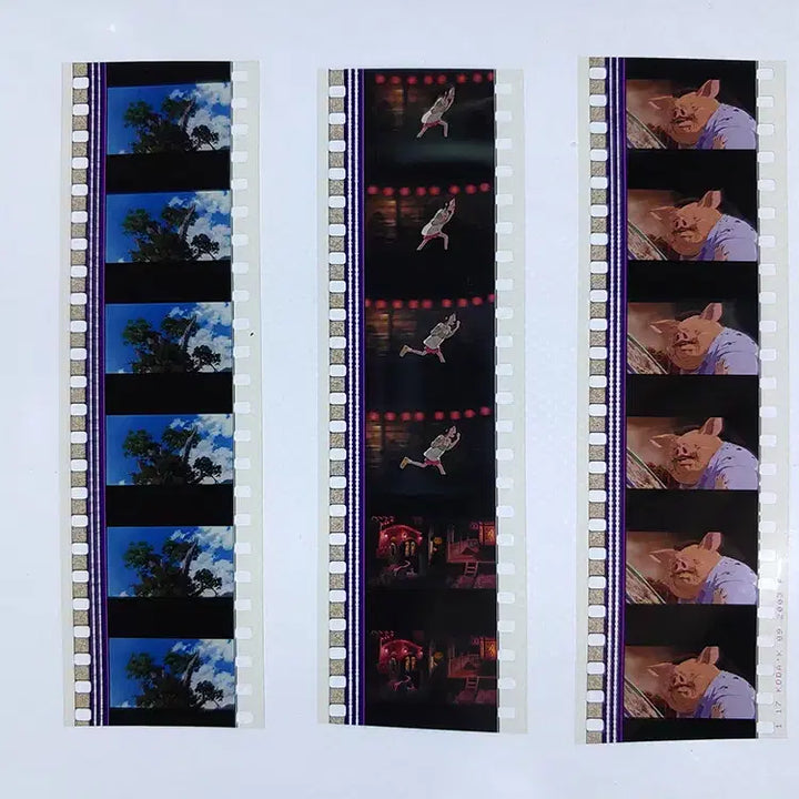 [BUNJANG] Ghibli Spirited Away Film Cut 6-Frame Set / 지브리 센과 치히로의 행방불명 영화필름컷 6프레임 3매 (F-29)