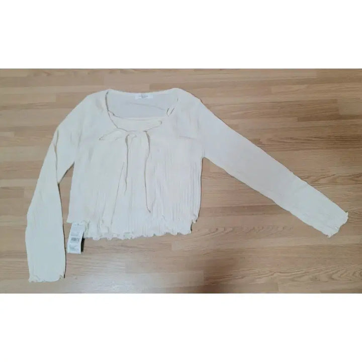[BUNJANG] Ivory Ribbed Tank Top and Cardigan Set (S-M) / 아이보리색 골지 나시 가디건 세트(S~M 사이즈)