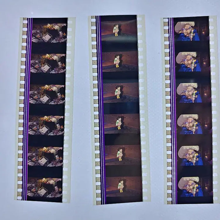 [BUNJANG] Ghibli Spirited Away Film Cut Set / 지브리 센과 치히로의 행방불명 영화필름컷 6프레임 3매 (F-31)