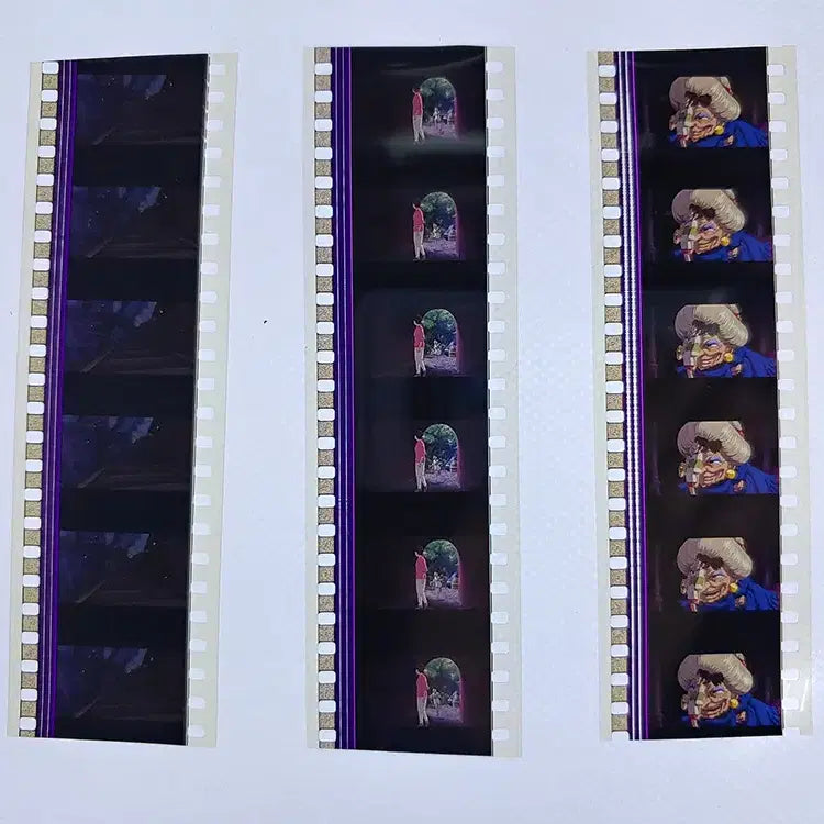 [BUNJANG] Ghibli Spirited Away Film Cut Set / 지브리 센과 치히로의 행방불명 영화필름컷 6프레임 3매 (F-32)