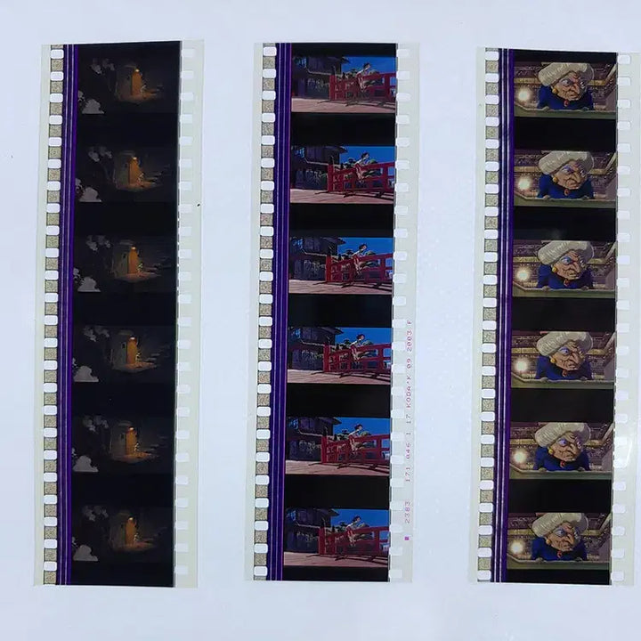 [BUNJANG] Ghibli Spirited Away Film Cut Set / 지브리 센과 치히로의 행방불명 영화필름컷 6프레임 3매 (F-33)