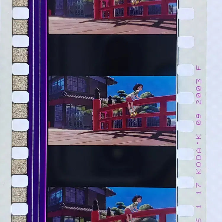 [BUNJANG] Ghibli Spirited Away Film Cut Set / 지브리 센과 치히로의 행방불명 영화필름컷 6프레임 3매 (F-33)