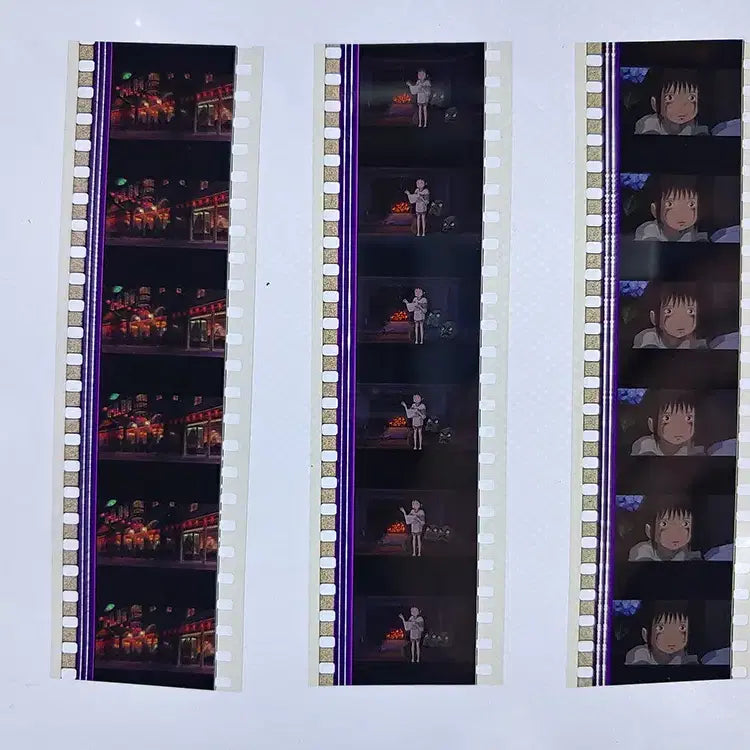 [BUNJANG] Ghibli Spirited Away Film Cut Set / 지브리 센과 치히로의 행방불명 영화필름컷 6프레임 3매 (F-34)