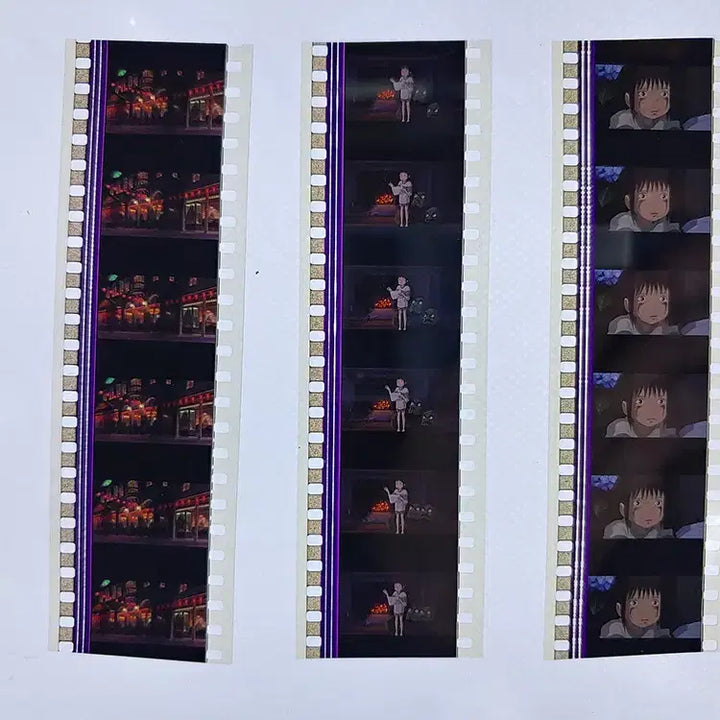 [BUNJANG] Ghibli Spirited Away Film Cut Set / 지브리 센과 치히로의 행방불명 영화필름컷 6프레임 3매 (F-34)