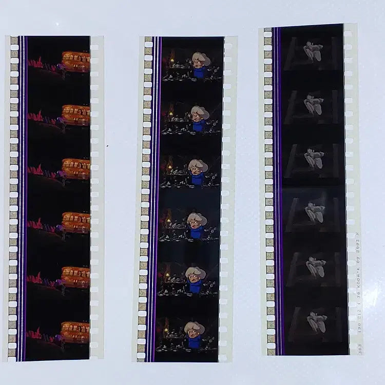 [BUNJANG] Ghibli Spirited Away Film Cut Set / 지브리 센과 치히로의 행방불명 영화필름컷 6프레임 3매 (F-37)