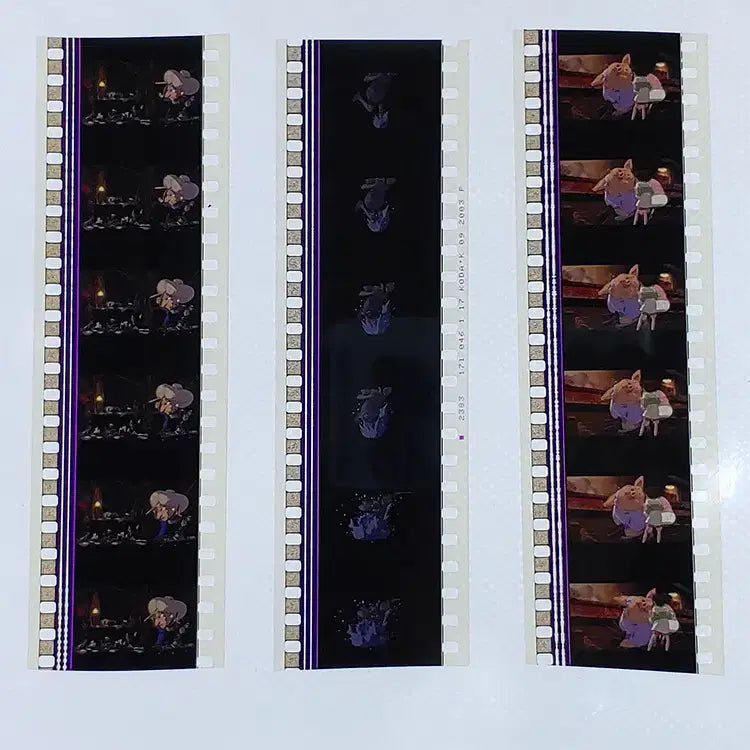 [BUNJANG] Ghibli Spirited Away Film Cut Set / 지브리 센과 치히로의 행방불명 영화필름컷 6프레임 3매 (F-40)