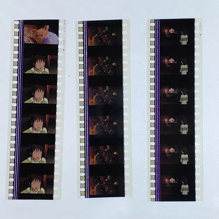 [BUNJANG] Ghibli Spirited Away Film Cut Set / 지브리 센과 치히로의 행방불명 영화필름컷 6프레임 3매 (F-42)