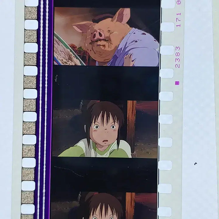 [BUNJANG] Ghibli Spirited Away Film Cut Set / 지브리 센과 치히로의 행방불명 영화필름컷 6프레임 3매 (F-42)