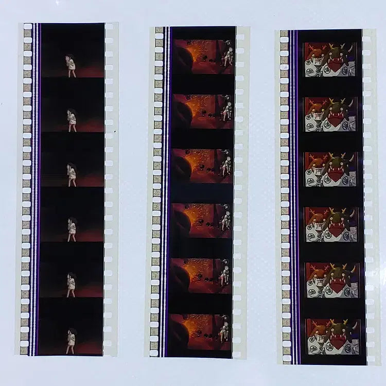 [BUNJANG] Ghibli Spirited Away Film Cut Set / 지브리 센과 치히로의 행방불명 영화필름컷 6프레임 3매 (F-45)