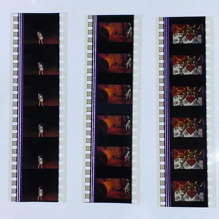 [BUNJANG] Ghibli Spirited Away Film Cut Set / 지브리 센과 치히로의 행방불명 영화필름컷 6프레임 3매 (F-45)