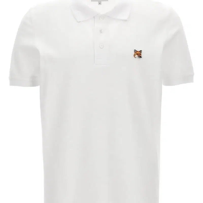 [BUNJANG] Maison Kitsuné Yellow Fox Short Sleeve Polo Shirt Unisex / [새상품/무배]메종키츠네 옐로우폭스 반팔카라티 남녀공용