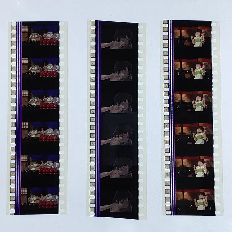 [BUNJANG] Ghibli Spirited Away Film Cut Set / 지브리 센과 치히로의 행방불명 영화필름컷 6프레임 3매 (F-48)