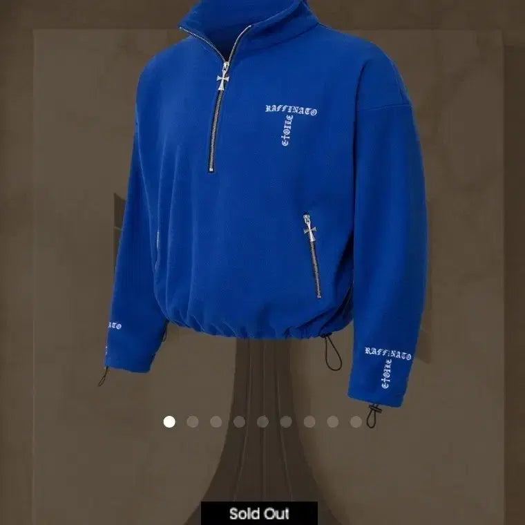 [BUNJANG] Rapinato Blue Training Fleece Half-Zip 48 / 라피나토 블루 트레이닝 플리스 하프집업 48