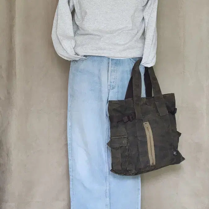 [BUNJANG] Porter Yoshida 70th Anniversary Camo Tote Bag / 요시다 포터 타이거 카모 패턴 토트백, 숄더백