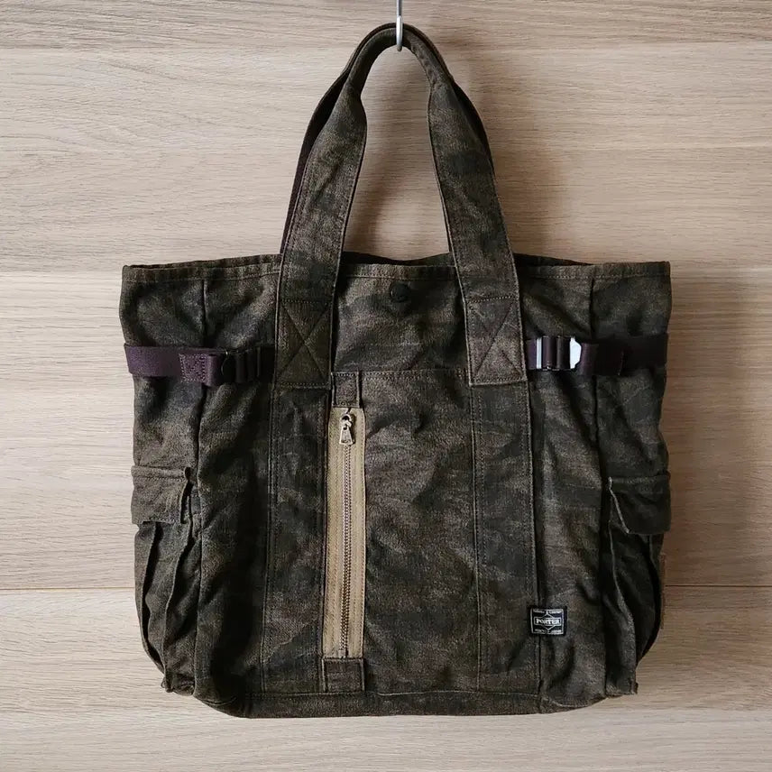 [BUNJANG] Porter Yoshida 70th Anniversary Camo Tote Bag / 요시다 포터 타이거 카모 패턴 토트백, 숄더백