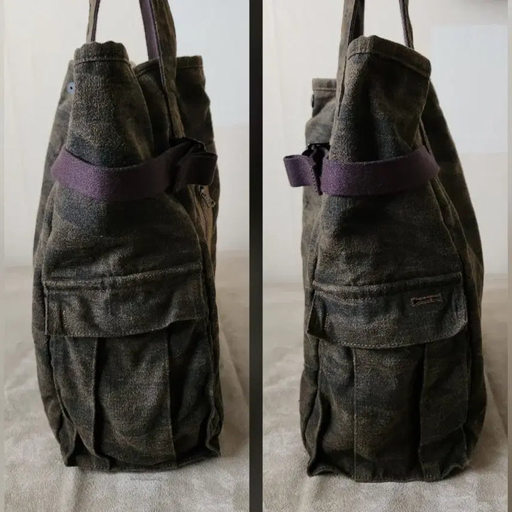 [BUNJANG] Porter Yoshida 70th Anniversary Camo Tote Bag / 요시다 포터 타이거 카모 패턴 토트백, 숄더백