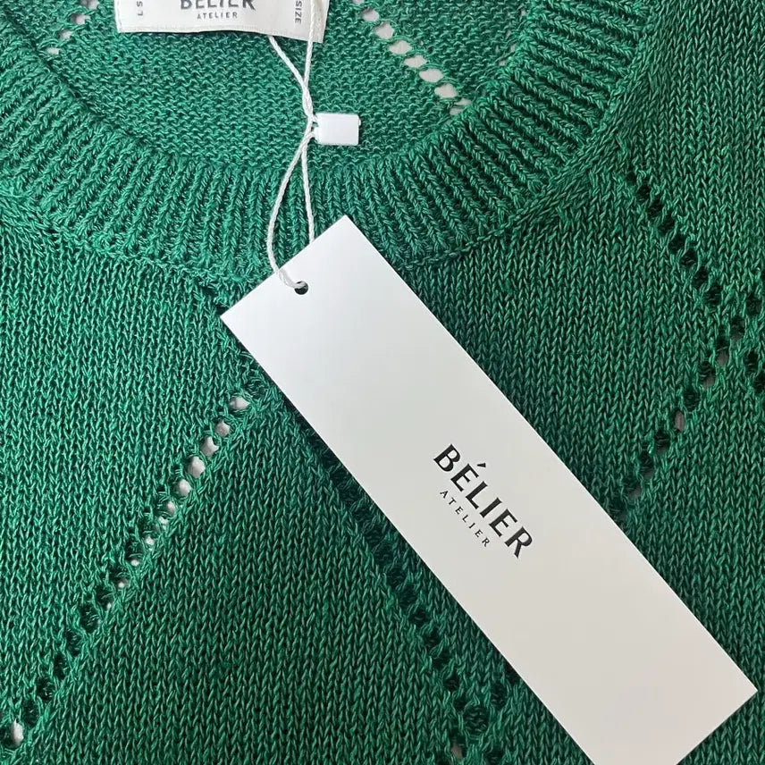 [BUNJANG] Vellie Green Argyle Knit Vest (Size L) / 벨리에 조끼 그린색상 L사이즈 판매해요