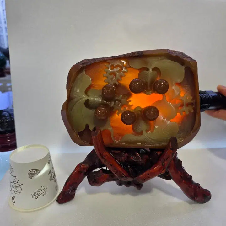 [BUNJANG] Jade Goldfish Sculpture / 금붕어 옥조각품