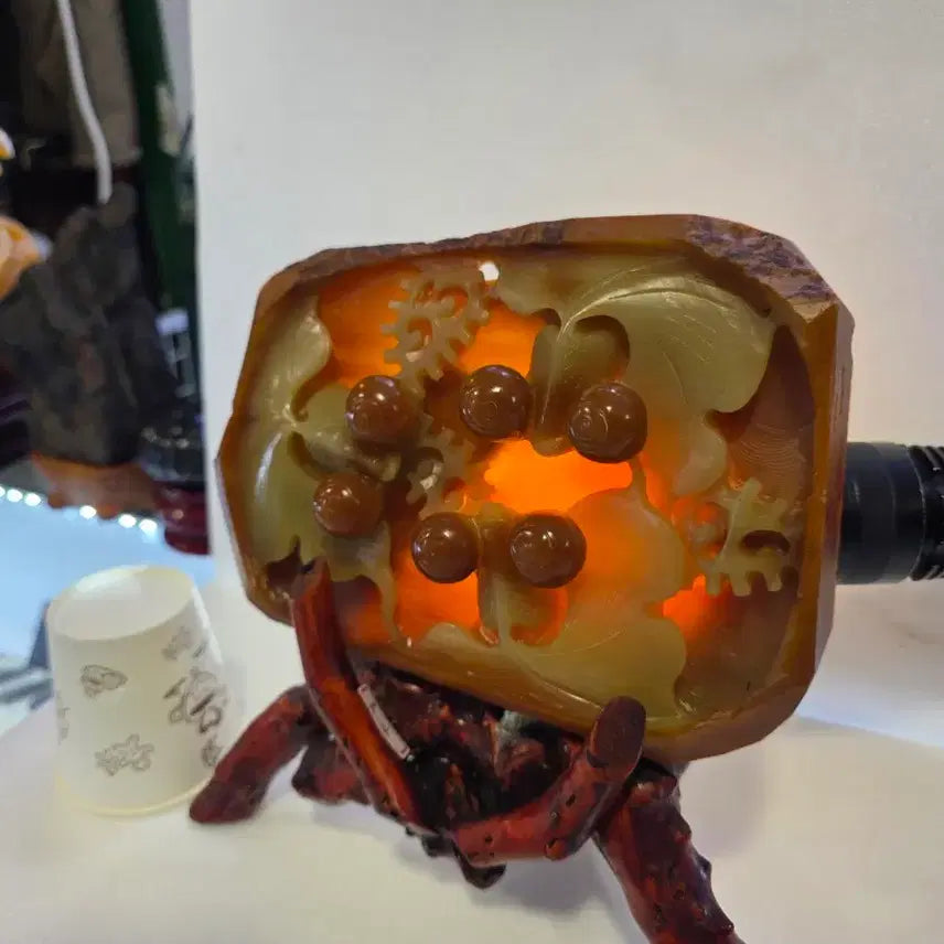 [BUNJANG] Jade Goldfish Sculpture / 금붕어 옥조각품