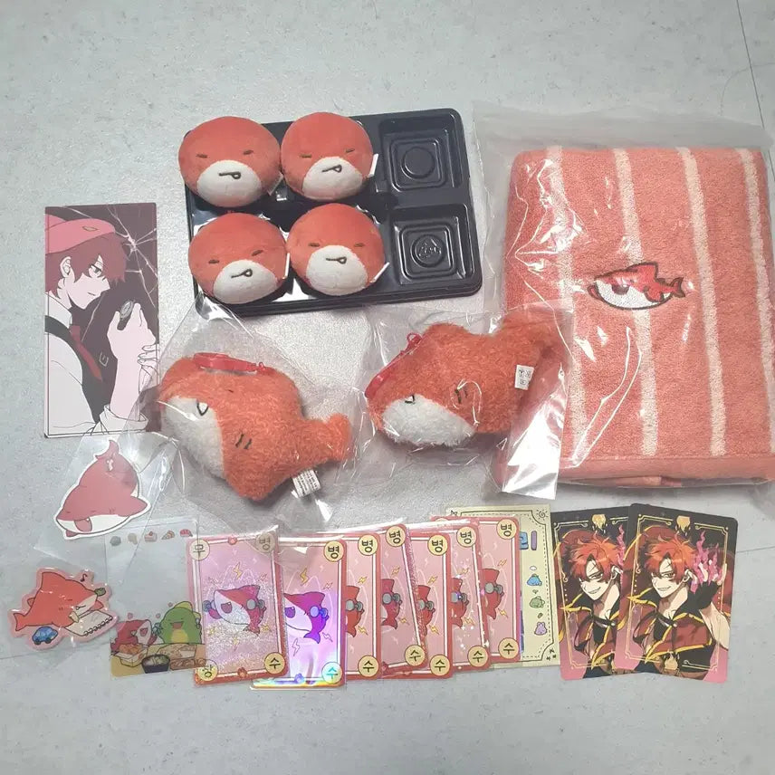 [BUNJANG] Pixel Lee Ladder Bundle Set: Rice Cake Towel, Photocard, Doll Keyring, Ticket / 픽셀리 라더 굿즈 세트 일괄 찹쌀떡 수건 포카 인형키링 티켓