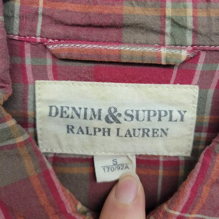 [BUNJANG] Denim &amp; Supply Ralph Lauren Western Check Shirt / [90/S] 데님 앤 서플라이 랄프로렌 웨스턴 체크 셔츠 / USA