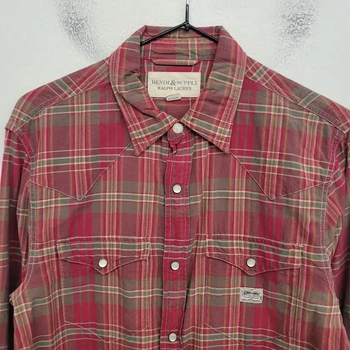 [BUNJANG] Denim &amp; Supply Ralph Lauren Western Check Shirt / [90/S] 데님 앤 서플라이 랄프로렌 웨스턴 체크 셔츠 / USA