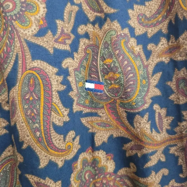 [BUNJANG] Tommy Hilfiger Paisley Native Pattern Shirt / [95/M] 타미힐피거 페이즐리 네이티브 패턴 셔츠 / USA