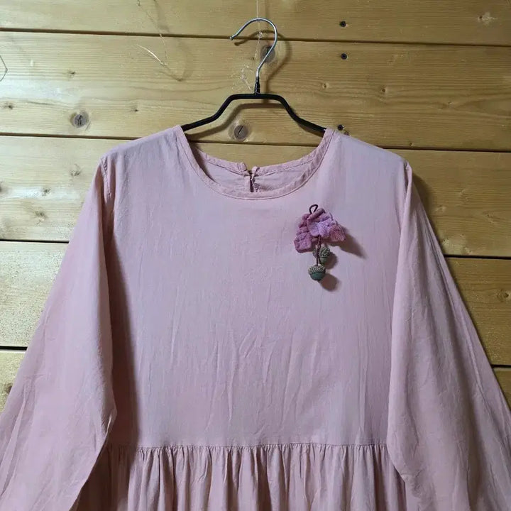 [BUNJANG] Cotton Blend Ruffle Dress / 캉캉면원핏. (코사지 코디용입니다