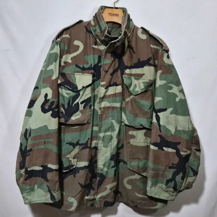 [BUNJANG] M65 Woodland Camo Field Jacket / M65 우드랜드 카모야상 필드 자켓