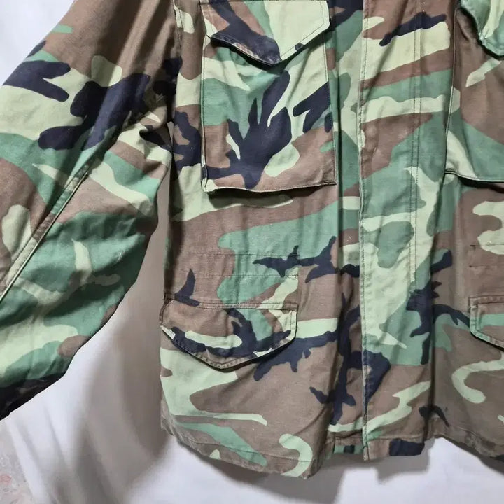 [BUNJANG] M65 Woodland Camo Field Jacket / M65 우드랜드 카모야상 필드 자켓