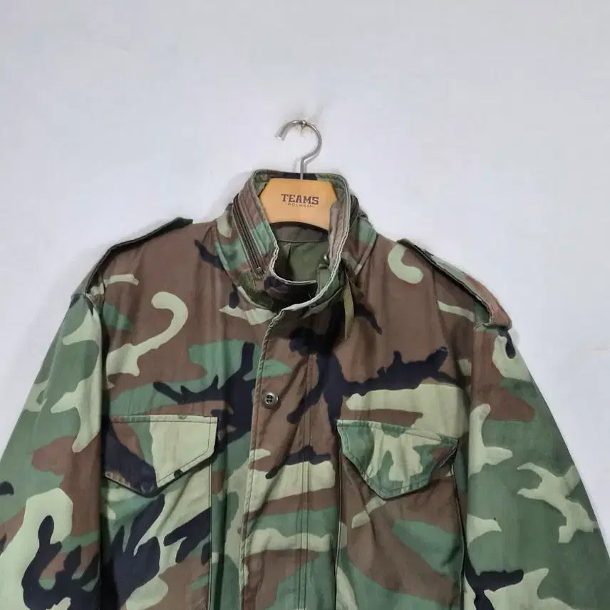 [BUNJANG] M65 Woodland Camo Field Jacket / M65 우드랜드 카모야상 필드 자켓