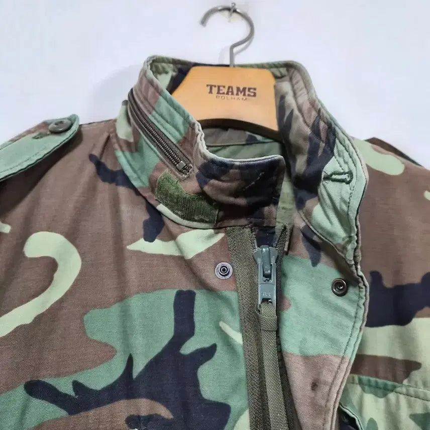 [BUNJANG] M65 Woodland Camo Field Jacket / M65 우드랜드 카모야상 필드 자켓