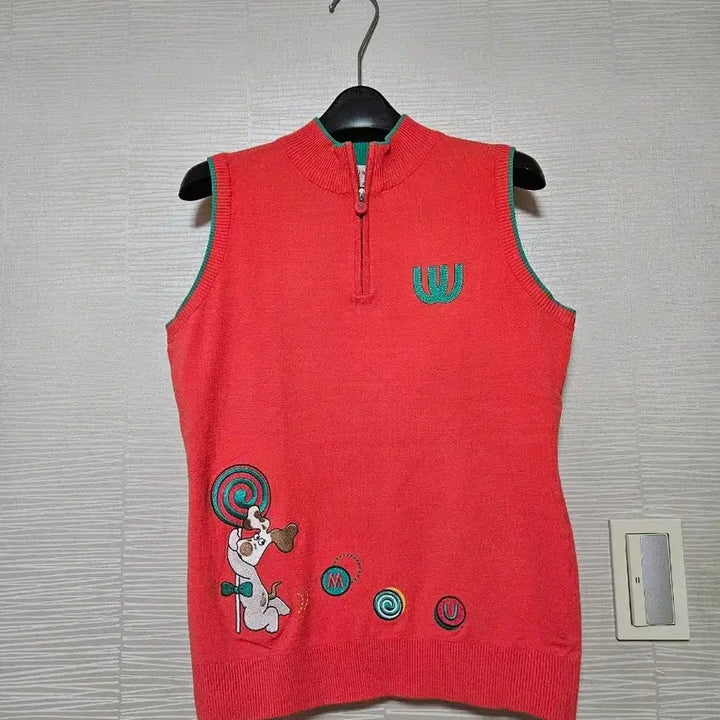 [BUNJANG] MU Sports Knit Vest (Size 55) / MU 스포츠 골프웨어 니트 조끼(55)