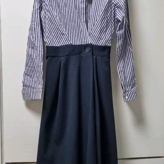 [BUNJANG] EnC Striped Shirt Dress / *새상품* EnC 스트라이프 셔츠 원피스
