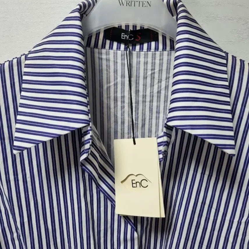 [BUNJANG] EnC Striped Shirt Dress / *새상품* EnC 스트라이프 셔츠 원피스