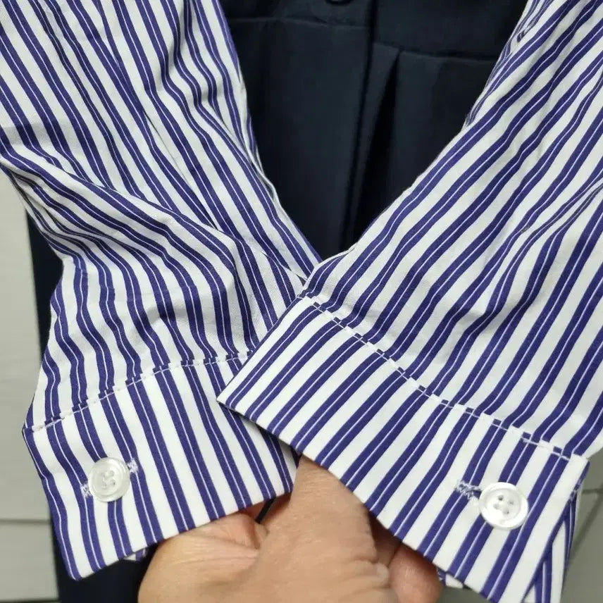 [BUNJANG] EnC Striped Shirt Dress / *새상품* EnC 스트라이프 셔츠 원피스