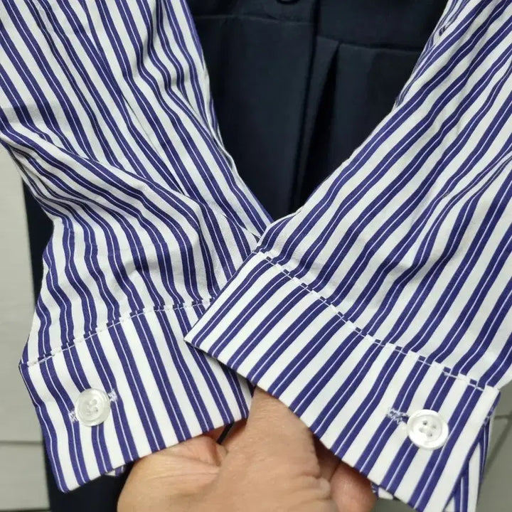 [BUNJANG] EnC Striped Shirt Dress / *새상품* EnC 스트라이프 셔츠 원피스