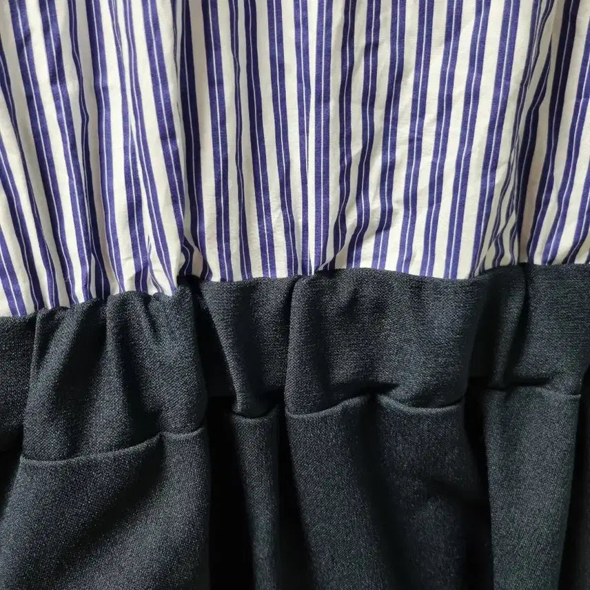 [BUNJANG] EnC Striped Shirt Dress / *새상품* EnC 스트라이프 셔츠 원피스