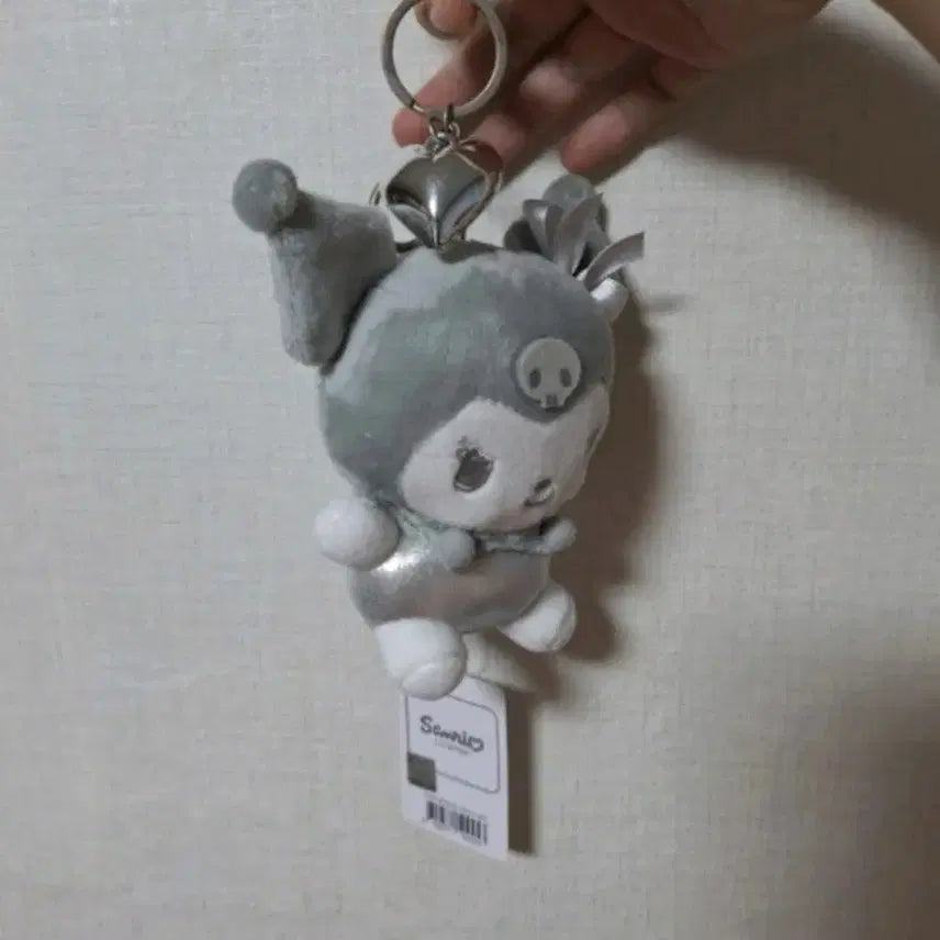 [BUNJANG] Sanrio Kuromi Silver Charm Doll / 산리오 쿠로미 실버 키링 인형