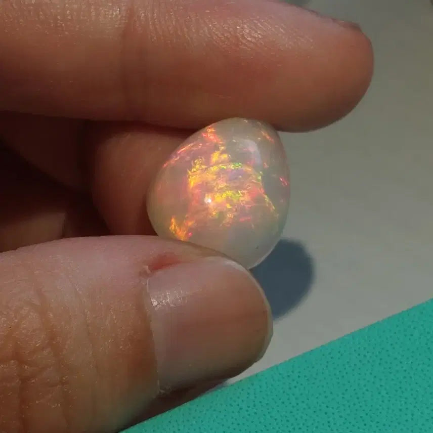 [BUNJANG] Pink Fire Opal Cabochon with Certificate / 핑크 파이어 오팔 . 감정서 o