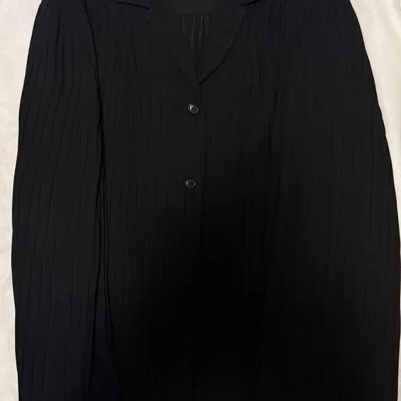 [BUNJANG] Recto Pleated Shirt Black / 렉토 플리티드 셔츠 (새상품)