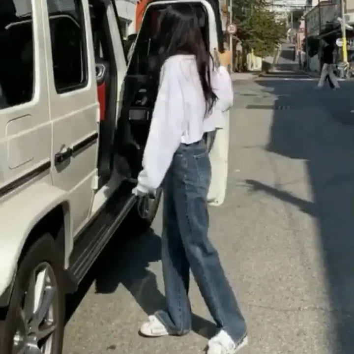 [BUNJANG] Mari Market Mari Jeans High-Waist Jeans - S Size / 마리마켓 마리진스 하이웨스트 청바지 s