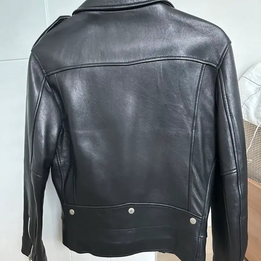 [BUNJANG] Acne Studios Style Genuine Leather Rider Jacket / 아크네 스타일 리얼 가죽 라이더 자켓