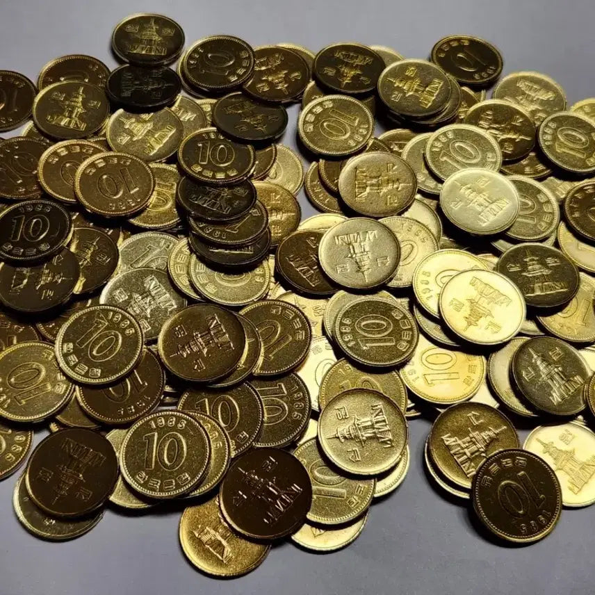 [BUNJANG] 1985 Korean 10 Won Coins (50) / 특년도 1985년 10원50개