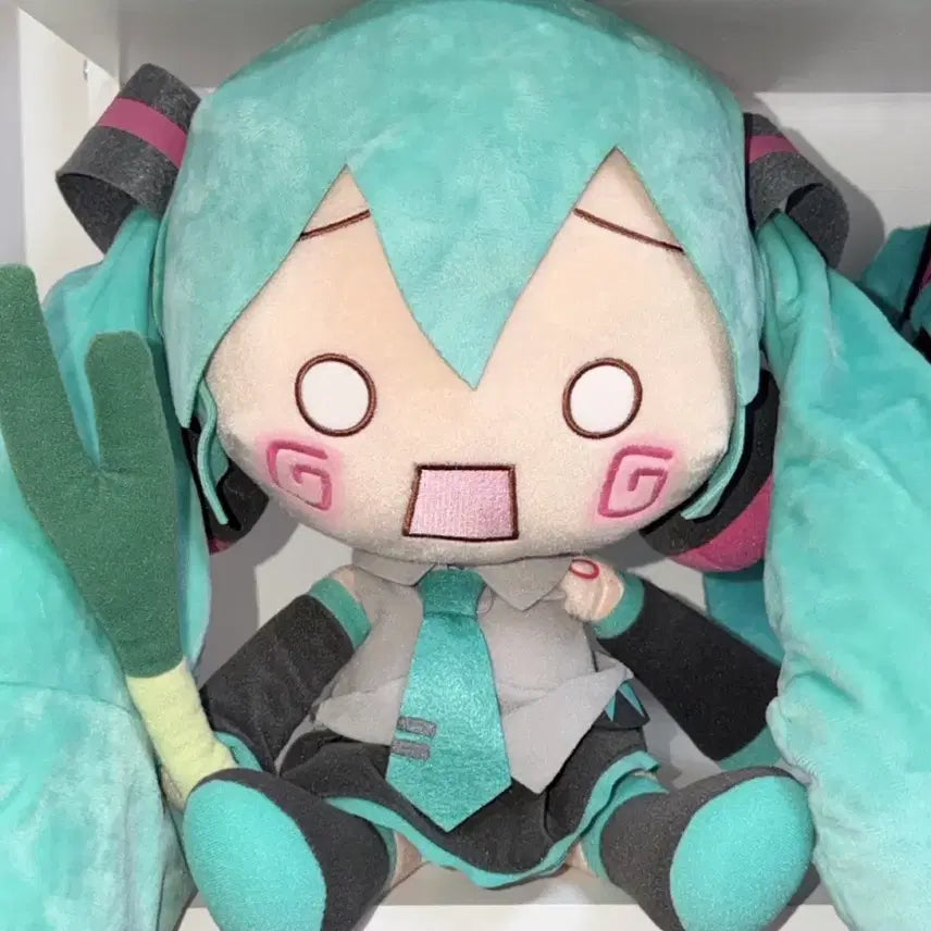 [BUNJANG] Hatsune Miku Sega Fuwapuchi Plushie Ver. Leek Spin / 하츠네 미쿠 세가 후와푸치 봉제인형 파돌리기ver